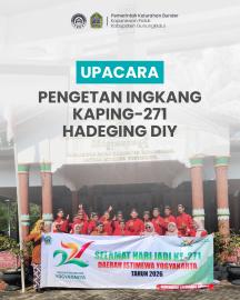 Upacara Peringatan Hari Jadi ke-271 DIY Digelar